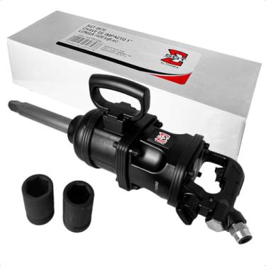 Imagem de Chave de Impacto Pneumática 1” Longa 420 kgf.m Torque Alto Twin Hammer para Linha Pesada