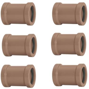 Imagem de Luva de Correr 25mm PVC Para Encanamento | Akato | Kit 06 Un