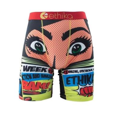 Imagem de Cuecas Boxer Respiráveis plus Size Para Homens ETHIKA, Roupa De Banho 