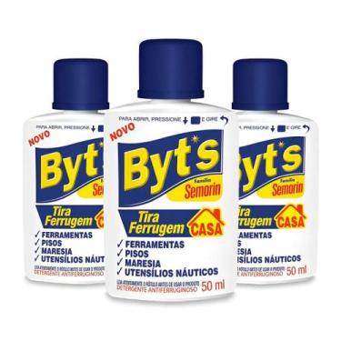 Imagem de 3 Uni Semorin Tira Ferrugem Pisos Maresia Utensílios Byt'S - Byts Semo