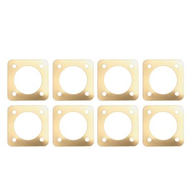 Imagem de GOTOTOP Protetor de Casa de Pássaro de Metal de 8 Peças, Protetor de Buraco de Entrada de 1,4 Polegadas Com Acabamento Protetor de Buraco de Portal de Entrada de Pássaro para Quartos de