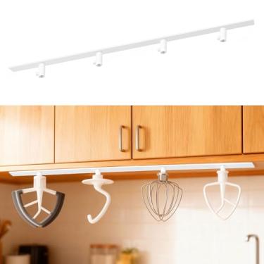 Imagem de Suporte de metal compatível com todos os acessórios de mixer Kitchen Aid, transparente