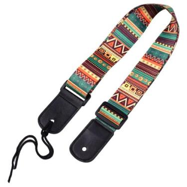 Imagem de Correia ukulele alça MXP colorida ETNICO TRIBAL MOD2