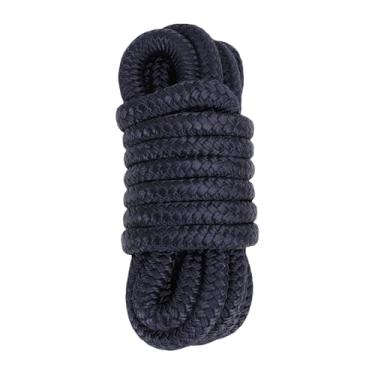 Imagem de Haofy Linha de Doca para Barco, Corda de Nylon de Tecelagem Dupla de 1/2 Polegada X 15 Pés para Amarração Com Laço de 12 pol., Linha de Doca de Grau Marinho de Alta Resistência para (azul-marinho)