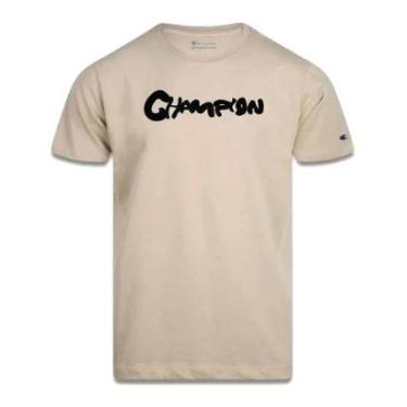 Imagem de Camiseta Champion Malhão Paint Verde Masculino-Masculino