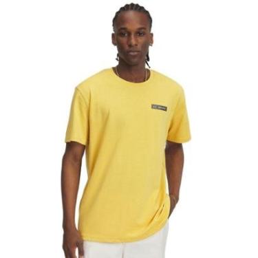 Imagem de Camiseta Sportstyle Under Armour Heavyweight Label Masculina 2GG Marrom-Masculino