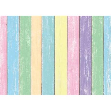 Imagem de Pano de fundo colorido para fotografia de madeira pastel, fundo de madeira rústico, para meninos e meninas, chá de bebê, decoração de festa de aniversário, faixa, retrato, sessão de fotos, adereços de