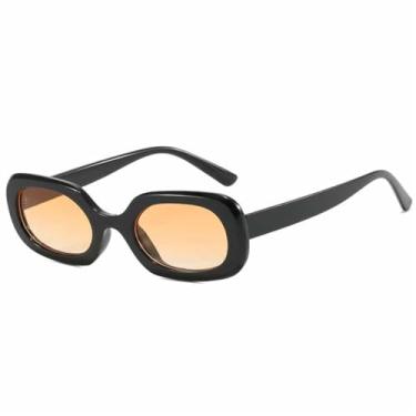 Imagem de Óculos de Sol Jelly Color com Estampa de Leopardo, Proteção UV400, para Esportes ao Ar Livre, Corrida e Ciclismo, Preto e Amarelo.