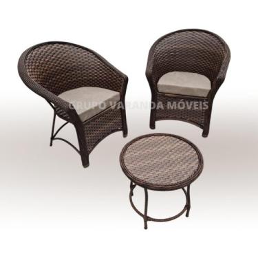 Imagem de Kit Poltronas Em Fibra Sintética Area Externa Interna - Varanda Moveis