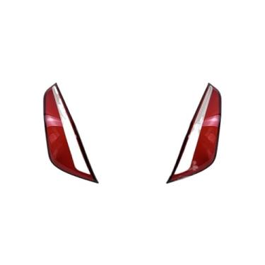 Imagem de compatível com jaguar xj xjl 2010-2019 capa da lâmpada traseira transparente abajur escudo da lâmpada sombra lente da luz traseira(A Piar)