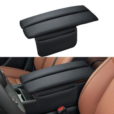 Imagem de INTGET Capa de console central para acessórios Mazda CX5 2026/CX50 CX-50 2023 2024 2025 2026 interior de carro apoio de braço apoio de braço protetor de almofada de tampa (2023+, pontos pretos)