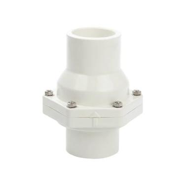 Imagem de VTGVVVTR Válvula de retenção vertical de PVC válvula unidirecional válvula de retenção de aba PVC sem retorno acessórios para tubos id50mm-200mm (Id50mm)