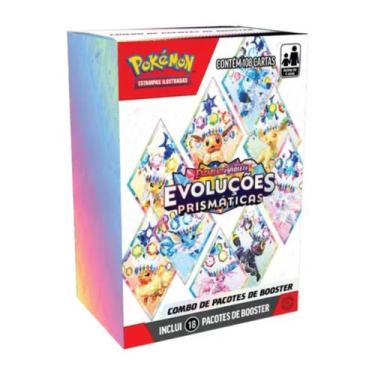 Imagem de Combo De Booster Pokémon Tcg Card Ev8.5 Evoluções Prismática