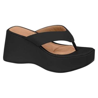 Imagem de Chinelo Vizzano Anabela - Feminino - Preto - 37, Preto, 37, Feminino