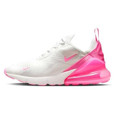 Imagem de Nike Air Max 270 - Feminino (Branco Summit/Rosa Feitiço/Branco Summit), Summit Branco/Feitiço Rosa/Branco Summit, 35
