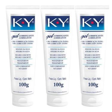 Imagem de KIT C/3 KY Original Gel Lubrificante 100g