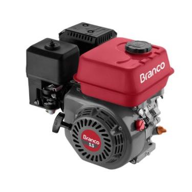 Imagem de Motor Gasolina 5,5CV Eixo H Partida Manual B4T-5.5H Branco