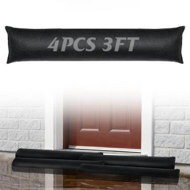 Imagem de Pacote com 4 barreiras de inundação sem areia de 3 pés para casa - sacos de areia com barreira ativada por água