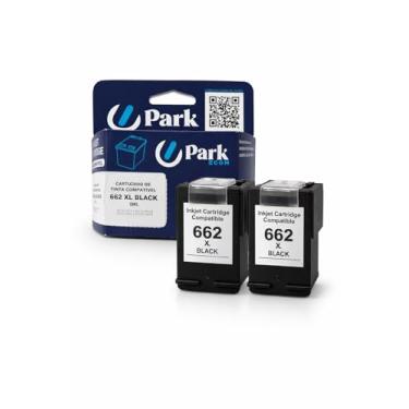 Imagem de Cartucho de Tinta Compatível 662XL, Preto, Colorido, Kit, Alto Rendimento, Para Impressoras HP DeskJet Ink Advantage, Park Ecom (Black)