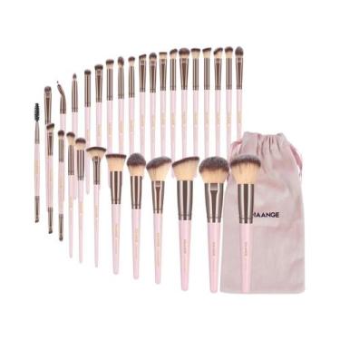 Imagem de Conjunto De 30 Pincéis De Maquiagem Profissional Para Base, Corretivo,