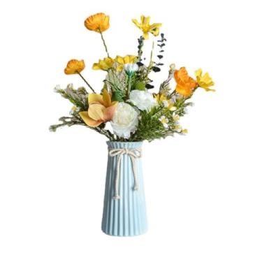 Imagem de Vasos simples vaso de cerâmica casa quarto vaso de flores secas sala de estar cozinha enfeites de mesa vaso de mesa (B)