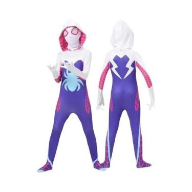 Imagem de Fantasia De Aranha Gwen Stacy Para Adultos E Crianças, Cosplay De Supe