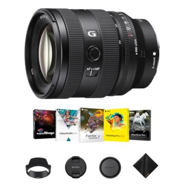 Imagem de Sony Lente FE 20-70 mm f/4 G para câmeras E-Mount | Lente de câmera digital ultralarga de quadro completo com kit de software Corel Art Suite, filtro protetor UV Tiffen de 77 mm - Kit de pacote