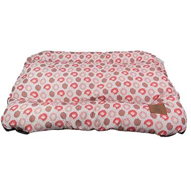 Imagem de Caminha De Cachorro Cama Pet Donuts Rosa 60x40cm Impermeável Premium
