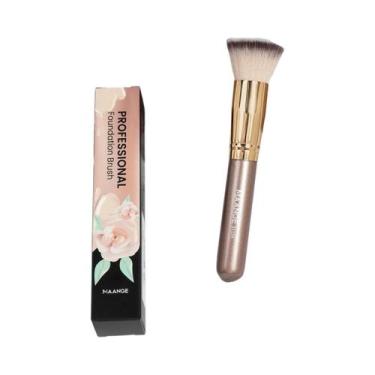 Imagem de Pincel De Maquiagem Para Base, Corretivo, Blush E Contorno, Macio E De