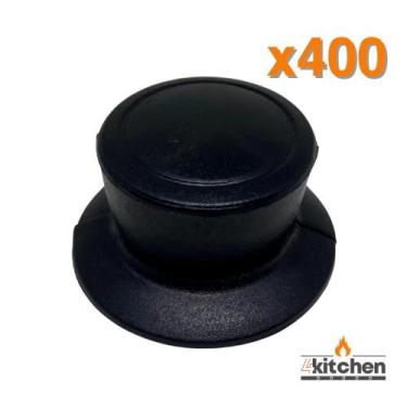 Imagem de Pomel Pegador Puxador para Tampa Modelo Cartola 400 Peças - Fortplast