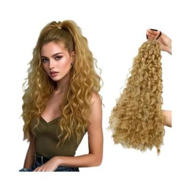 Imagem de Ponytail Sintético Cacheado De 18 Polegadas Com Corda Elástica WIGSIN,