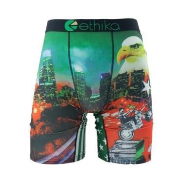 Imagem de Cuecas Boxer Respiráveis Para Homens plus Size ETHIKA, Roupa De Banho 