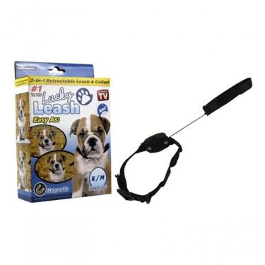 Imagem de Coleira Guia Retratil Cachorro 1,2M Caes Passeio Pets