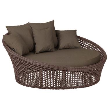 Imagem de Chaise Hungria Pintura Marrom Corda Náutica E9 Trama Marrom