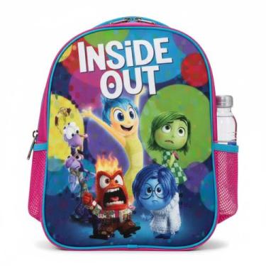 Imagem de Mochila Infantil Divertida Escolar Menino Menina Colorida de Costas - 