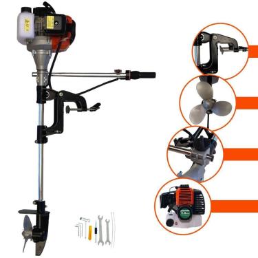 Imagem de Motor De Popa à Gasolina 2t 52cc 2,5hp 7.500rpm Import Way