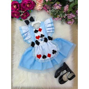 Imagem de Romper/Vestido Princesa Belli Alice no País das Maravilhas - Tecido 10