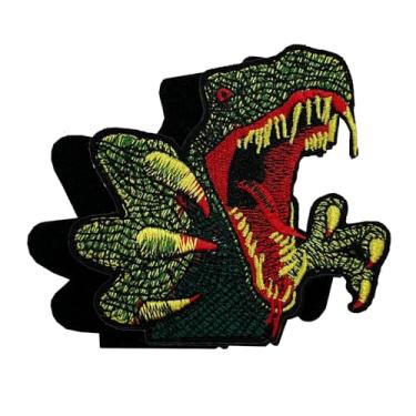 Imagem de Adesivo bordado de dinossauro T-Rex Tyrannosuarus de 8,89 cm