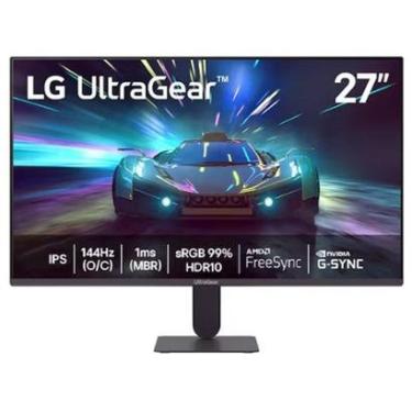 Imagem de Monitor Gamer LG UltraGear 27G411A-B, 27", IPS, FHD, 144Hz, 1ms MBR, HDR10, G-Sync, FreeSync-Unissex