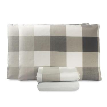 Imagem de Jogo de Lençol Classic Queen 4 peças Algodão 160 Fios - Isa Enxovais -