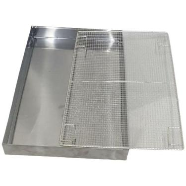 Imagem de Escorredor Inox Profissional 40x60: Alta Qualidade - Fast Maquinas