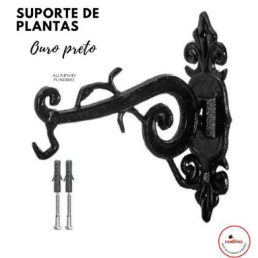 Imagem de Suporte Pendurar Vaso Plantas Flores Em Aluminio - Funditex