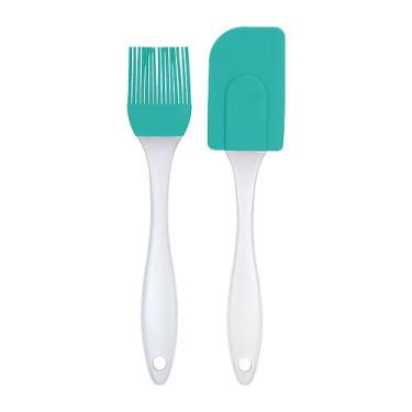 Imagem de Kit espatula + pincel silicone para confeitaria e bolos - Doce Vida, V