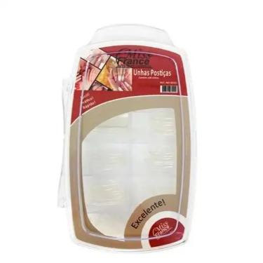 Imagem de Unha Postiça Com 100 Unidades Transparente Miss France