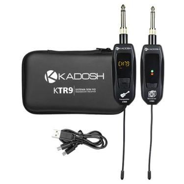 Imagem de Transmissor E Receptor P10 Sem Fio UHF KTR9 Kadosh Bateria Recarregave