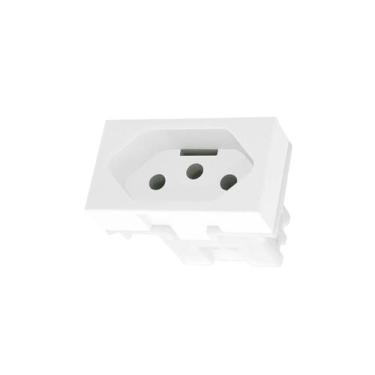 Imagem de Tomada 2p+t 10a s/pl bc modulo fame