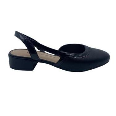 Imagem de Sapato Dakota Slingback Detalhe Verniz 0162 Cor:;Tamanho:38;Gênero:Feminino-Feminino