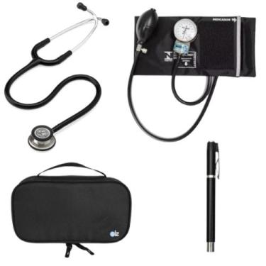 Imagem de Kit Estetoscopio Littmann + esfigmo + case + Laterna - Cores Variadas 