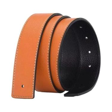 Imagem de Cinto Masculino De Couro Genuíno De Luxo Com Fivela De Pino De Alta Qu