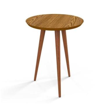 Imagem de Mesa Lateral/Apoio Canto 62Cm Sala Luna Patrimar Cumarú - OUTRAS MARCA